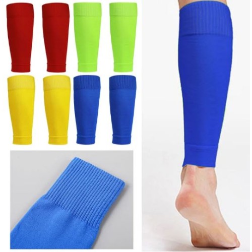 Jambières de Football verte pour chaussettes et protège tibia